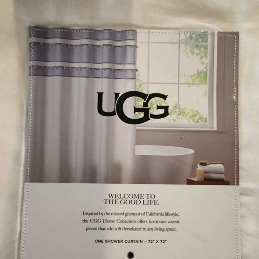 NWT UGG Tilda snow/imperia shower curtain!